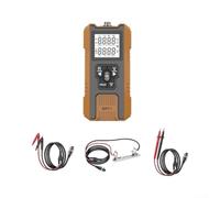 Voltmètre numérique 0-100 V DC haute précision 0,5 % (jaune) | Mesure une résistance de 0,1 à 380 mΩ, une tension de 0 à 100 V CC, idéale pour les batteries plomb-acide, lithium, NiMH