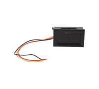 Voltmètre numérique 0,9 cm pour test de tension CC 0-33,00 V avec borne de terre partagée et fil d'entrée de mesure dédié (rouge)