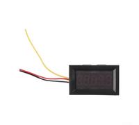 Voltmètre numérique 0,9 cm pour test de tension CC 0-33,00 V avec borne de terre partagée et fil d'entrée de mesure dédié (vert)