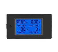 Voltmètre Numérique Ampèremètre Power Meter Multimètre, DC 6.5-100V Courant Tension Compteur D'énergie Testeur De Batterie Moniteur De Puissance Multifonction Watt Amp Voltmètre Multimètre Testeur