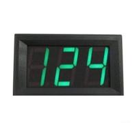 Voltmètre numérique CC 5 V-120 V avec affichage LED de 0,56", précision ± 1 %, sans alimentation externe, compact 48 x 29 x 22 mm, pour véhicules électriques et industriels (vert)