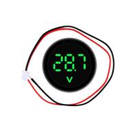 Voltmètre numérique compact ABS 2 fils connexion précise tension testeur mètre mètre pour diverses applications moniteur