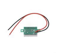 Voltmètre numérique LED 0,36" CC 4,5-30 V 2 conducteurs Vert Bleu