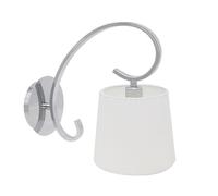 VoltShine Abat-jour chromé 1 x E14, dimensions 25 x 15 x 28 cm, conçu pour un éclairage élégant et moderne