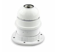 VoltShine Douille E27, 4A, à vis blanche, idéale pour les lampes de différents styles et applications d'éclairage.