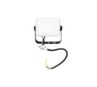 VoltShine Projecteur LED haute efficacité avec couvercle givré et boîtier noir élégant, puissance de 20 W et température de couleur 4000 K, idéal pour éclairer les espaces avec clarté et style.