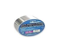VoltShine Ruban adhésif en aluminium 50 mm x 25 m, résistant à la chaleur, idéal pour sceller et isoler les surfaces dans les travaux de réparation et de construction.