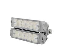 VoltShine Spot LED 100 W, couleur 4000 K, design modulaire, efficace et polyvalent, idéal pour l'éclairage d'espaces intérieurs et extérieurs.