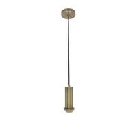 VoltShine Suspension - Abat-jour type Minue, culot E27, dimensions 10 x 10 cm, finition cuir, idéal pour la décoration moderne