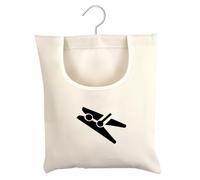 volumoon Sac à Pinces à Linge, Panier Pince à Linge, Sac pour Pince à Linge, Sac de Rangement pour Pince à Linge, Portable Sac de Rangement pour Pinces à Linge/Chaussette- 32 x 28 cm (A)
