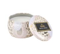 Voluspa Bougie décorative étain 25 heures Santal Vanille