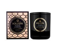 Voluspa Bougie parfumée Classic Maison Noir 60 heures Ambre Lumiere