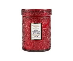 Voluspa Bougie parfumée Japonica pot en verre 50 heures Goji Tarocco Orange