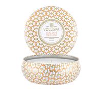 Voluspa Bougie parfumée Maison Blanc 3-wick Tin 40 heures Italian Bellini
