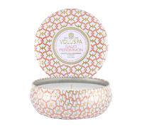 Voluspa Bougie parfumée Maison Blanc 3-wick Tin 40 heures Saijo Persimmon