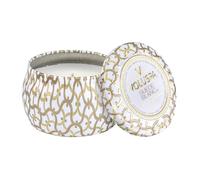 Voluspa Bougie parfumée Maison Blanc Mini Tin 25 heures Suede Blanc