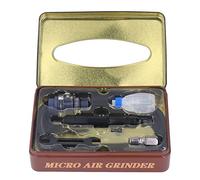Vomeko Kit de meuleuse à air 1/4 po, stylo de meulage pneumatique à grande vitesse, outil de gravure de polissage portatif, 55 000 tr/min, 90 psi