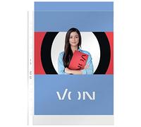 VON Leitz 40272003 Lot de 100 pochettes perforées transparentes A4, en plastique transparent de qualité supérieure, sans acide, indélébiles et perforées