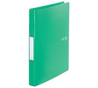 VON Leitz 42470055 Lot de 5 classeurs en polypropylène avec 2 anneaux Vert Dos 30 mm Capacité 190 feuilles Format A4