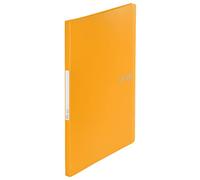 VON Leitz 46690015 Porte-vues A4 avec 30 compartiments en polypropylène pour 60 feuilles Bac à documents flexible pour l'école, l'étude et la maison, jaune