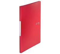 VON Leitz 46690025 Lot de 5 porte-documents A4 avec 30 compartiments en polypropylène pour 60 feuilles Rouge