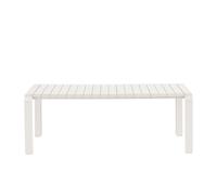 VONDEL - Banc de jardin en aluminium beige L130 Marron