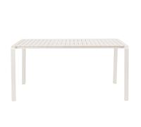 VONDEL - Table de jardin en aluminium beige L168 Beige