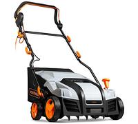 VonHaus Scarificateur/Aérateur/Râteau Électrique 1 800 W, Pour Scarifier Et Ratisser le Gazon, Élimine Feutre, Mousse Et Feuilles, Aère Le Sol, Bac De Ramassage 55 L, 5 Hauteurs, Largeur 38 cm