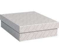 VONL 61560001 - Boîtes d'archives, recy s, Gr. S, 3 pièces, blanc/gris