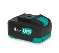 VONROC Batterie 20V - 4.0Ah - Port USB-C bidirectionnel - Batterie et powerbank en Un - Compatible avec Power Delivery (PD) - protégée par la Protection électronique des cellules.