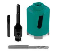 VONROC Carotteuse diamant SDS-Plus - 68mm - Universel - carotteuse diamant, foret de centrage, goupille d'expulsion et adaptateur SDS-plus inclus