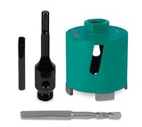 VONROC Carotteuse diamant SDS-Plus - 82mm - Universel - carotteuse diamant, foret de centrage, goupille d'expulsion et adaptateur SDS-plus inclus