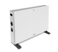 VONROC Convecteur 2000w Électrique Blanc - Chauffe Jusqu'à 24m2, Ventilateur Turbo - 3 Positions de Chauffage, Thermostat Réglable, Protection Contre La Surchauffe - Convecteur 2000w Silencieux