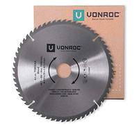 VONROC Lame de scie pour scie sur table - 210 x 30 mm - 60 dents - Usage universel - Coupes fines et précise dans le bois