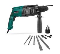 VONROC - Marteau Perforateur Filaire 800W - 4 Fonctions - Force de Frappe 3 Joules - Emmanchement SDS-plus - Accessoires Inclus