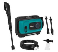 VONROC Nettoyeur Haute Pression V24-3 2400W 180 Bar avec régulateur de Pression - Enrouleur de Tuyau intégré, Tuyau Haute Pression 10 m, Pompe en Aluminium, mousseur et Nettoyeur de Patio