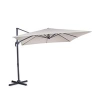 VONROC Parasol Cantilever Pisogne - 300x300cm - De Qualité Premium - Anthracite/Noir - Terrasse Extérieure, Orientable à 360° - Grande Surface d'Ombrage - Robuste et Durable - Housse Parasol Incluse
