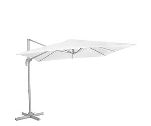 VONROC Parasol Cantilever Pisogne - 300x300cm - De Qualité Premium - Anthracite/Noir - Terrasse Extérieure, Orientable à 360° - Grande Surface d'Ombrage - Robuste et Durable - Housse Parasol Incluse