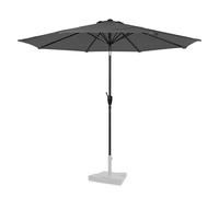 VONROC Parasol Recanati Ø 3 mètres - Parasol Inclinable Rond - Terrasse Extérieure, Orientable à 360° - Grande Surface d'Ombrage - Robuste et Durable - Housse Parasol Incluse