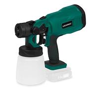 VONROC Pistolet à Peinture sans Fil VPower 20V - Récipient de 800 ML - Buses, Tige, Couvercle, Joints, Aiguille Inclus - sans Batterie ni Chargeur