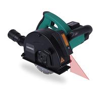 VONROC Rainureuse Béton et Pierre à Laser 1700W - 2 Disques Diamants 150mm - Guide Laser, Réglage Profondeur de 5 à 40mm - Canaux de 14, 19 et 29mm de Large - Raccord Aspirateur, Sac de Rangement