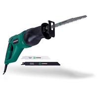 VONROC Scie Sabre 900W - 3 Lames de Scie Incluses - Idéal pour Couper Matériaux Longue Surface Tuyauterie, Tailler Arbre - Scie Métaux Poignée Rotative, Câble Alimentation 3M, Bouton de Verrouillage