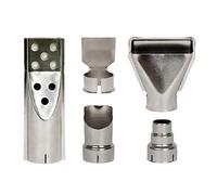 Vonroc Set de 5 Buses pour Décapeur Thermique - 5 Pièces Universelles Ø35mm - Allume-Barbecue Inclus - Compatibles avec Les Décapeurs Thermiques 2000W Vonroc HA501AC et HA502AC