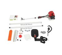 VonVVer Scie d'élagage télescopique 43 cc, tronçonneuse à essence 1,25 kW | Élagueuse avec lame de 30,5 cm, pour l'entretien des arbres et les branches hautes, avec lunettes de protection et sangle de