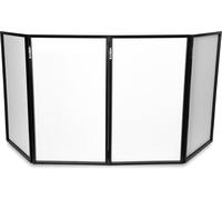 Vonyx DB2 Écran DJ pliable 120 x 70 blanc (4 panneaux) - Autres pieds