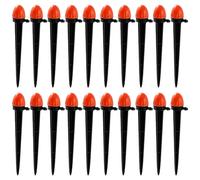 VooGenzek 20 Pièces 8-Trou Micro Asperseur Goutte à Goutte, 360 Degrés Goutteur Atomiseur Équipement d'irrigation, Réglable Goutte Buse d'irrigation Plantes Jardin, pour Tube 4 mm/7 mm