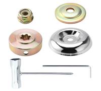 VooGenzek 6 Pièces Kit Fixation Écrou Lame Boîte, Lames de Boîte Vitesse Métal, pour Tondeuse à Gazon, Débroussailleuse