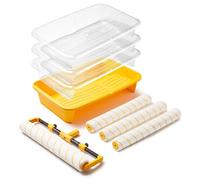 Voomey Kit Peinture 45cm - 18 Rouleaux Microfibre, Plateau & Doublure