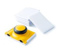 VOOMEY Paint Edger avec 5pcs Remplacement Pads, Paint Pad, Outil de peinture de bord pour Wall Paint Pad Applicator pour plafonds Bords de coin Peintre Trim Fournitures de peinture Trimmer