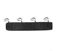 Vootnifig Housse de protection imperméable pour auvent de terrasse Noir 3 m | Sac de rangement en tissu Oxford, protection contre la pluie, pour auvent
